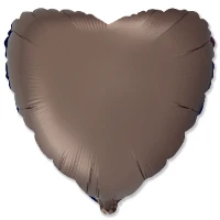 1204-1502 Ф Б/РИС 18" СЕРДЦЕ Сатин Brown