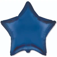 1204-1503 Ф Б/РИС 18" ЗВЕЗДА Сатин Navy Blue
