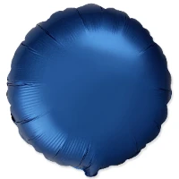 1204-1515 Ф Б/РИС 18" КРУГ Сатин Navy Blue