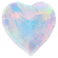 1204-1532 К Б/РИС СЕРДЦЕ 40" Перламутр Iridescent
