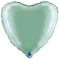 1204-1536 Г Б/РИС СЕРДЦЕ 18" Радужный блеск Tiffan