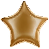 1204-1548 Ф Б/РИС 18" ЗВЕЗДА Металлик Bright Gold