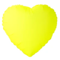 1204-1556 К Б/РИС СЕРДЦЕ 18" Неон Yellow