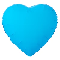 1204-1561 К Б/РИС СЕРДЦЕ 18" Неон Blue