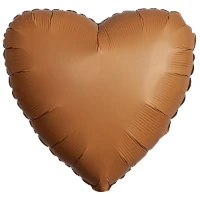 1204-1599 Ф Б/РИС 18" СЕРДЦЕ Choco Brown