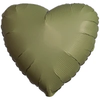 1204-1603 Ф Б/РИС 18" СЕРДЦЕ Olive Green