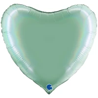 1204-1623 Г Б/РИС СЕРДЦЕ 36" Блеск Platinum Tiffan