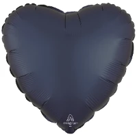 1204-1692 А Б/РИС СЕРДЦЕ 18" Сатин True Navy