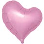 1204-1699 Т Б/РИС СЕРДЦЕ ИЗГИБ 18" Metallic Pink