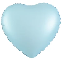 1204-1759 К Б/РИС СЕРДЦЕ 18" Сатин Blue