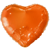 1204-1779 К Б/РИС СЕРДЦЕ 18" Металлик Orange
