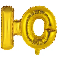 1206-0826 К БУКВА Ю  14" Gold