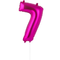 1206-1142 Ф ЦИФРА 7  16" Fuchsia