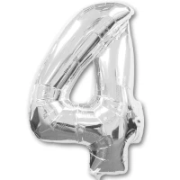 1207-0259 А ЦИФРА 4 Silver