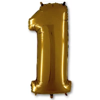 1207-1642 Г ЦИФРА 1  40" Gold