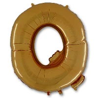 1207-1667 Г БУКВА Q  40" Gold