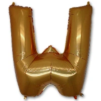 1207-1673 Г БУКВА W  40" Gold