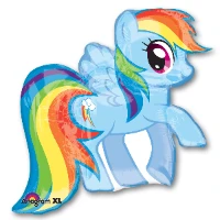 1207-1774 А ФИГУРА/P38 My Little Pony радужная