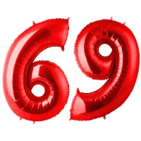 1207-2084 Г ЦИФРА 6/9  40" Red