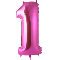 1207-2179 Г ЦИФРА 1  40" Pink