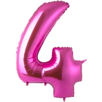 1207-2182 Г ЦИФРА 4  40" Pink