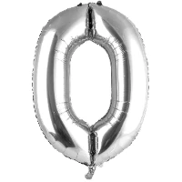 1207-2955 К ЦИФРА 0  40" Silver