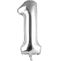 1207-2956 К ЦИФРА 1  40" Silver