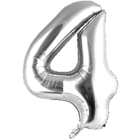 1207-2959 К ЦИФРА 4  40" Silver