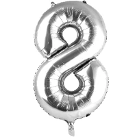 1207-2963 К ЦИФРА 8  40" Silver