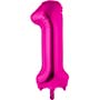 1207-2976 К ЦИФРА 1  40" Fuchsia