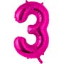 1207-2978 К ЦИФРА 3  40" Fuchsia