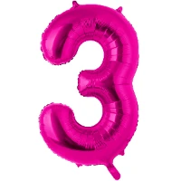 1207-2978 К ЦИФРА 3  40" Fuchsia