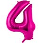 1207-2979 К ЦИФРА 4  40" Fuchsia