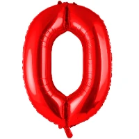1207-2985 К ЦИФРА 0  40" Red