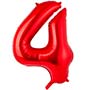 1207-2989 К ЦИФРА 4  40" Red