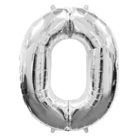 1207-3062 Ф ЦИФРА 0  40" Silver