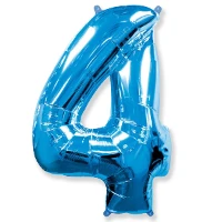 1207-3075 Ф ЦИФРА 4  40" Blue