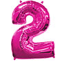 1207-3082 Ф ЦИФРА 2  40" Fuchsia
