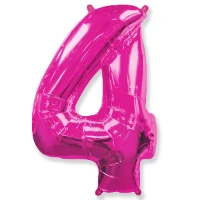 1207-3084 Ф ЦИФРА 4  40" Fuchsia
