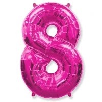 1207-3088 Ф ЦИФРА 8  40" Fuchsia
