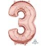 1207-3095 А ЦИФРА 3 26" Rose Gold