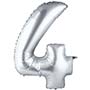 1207-3202 Г ЦИФРА 4  26" Silver