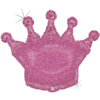 1207-3233 Б ФИГУРА Корона розовая голография