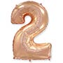 1207-3250 Ф ЦИФРА 2  40" Rose Gold