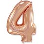 1207-3252 Ф ЦИФРА 4  40" Rose Gold