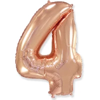 1207-3252 Ф ЦИФРА 4  40" Rose Gold