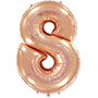 1207-3260 Ф ЦИФРА 8  40" Rose Gold
