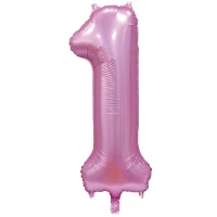 1207-3272 К ЦИФРА 1  40" Сатин Pink