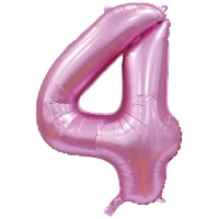 1207-3275 К ЦИФРА 4  40" Сатин Pink