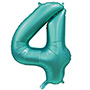 1207-3305 К ЦИФРА 4  40" Сатин Teal